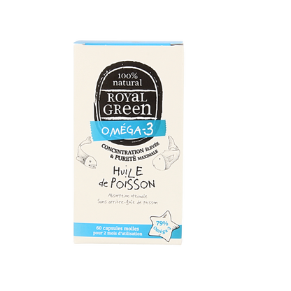 Royal Green Omega 3 visolie 60 Softgels