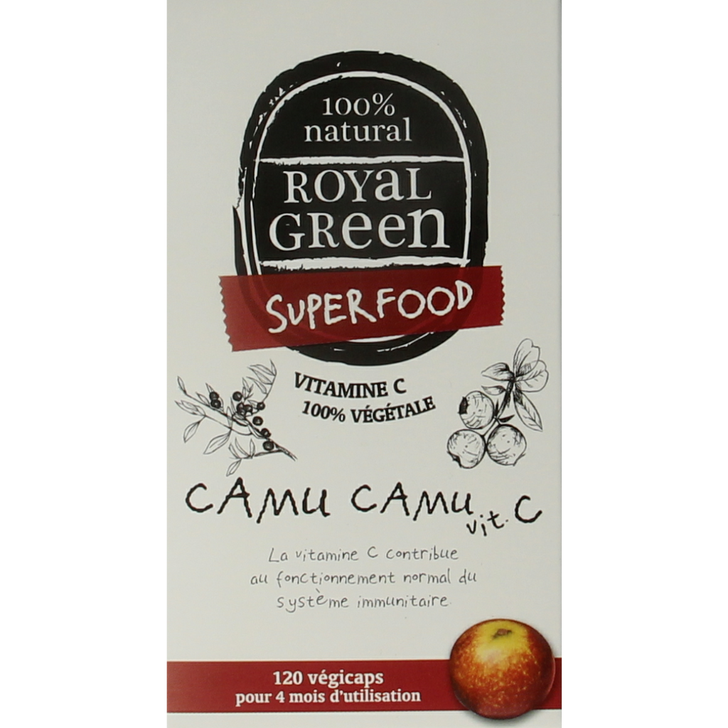 Royal Green Camu camu vitamine C 120.00 Vegetarische capsules