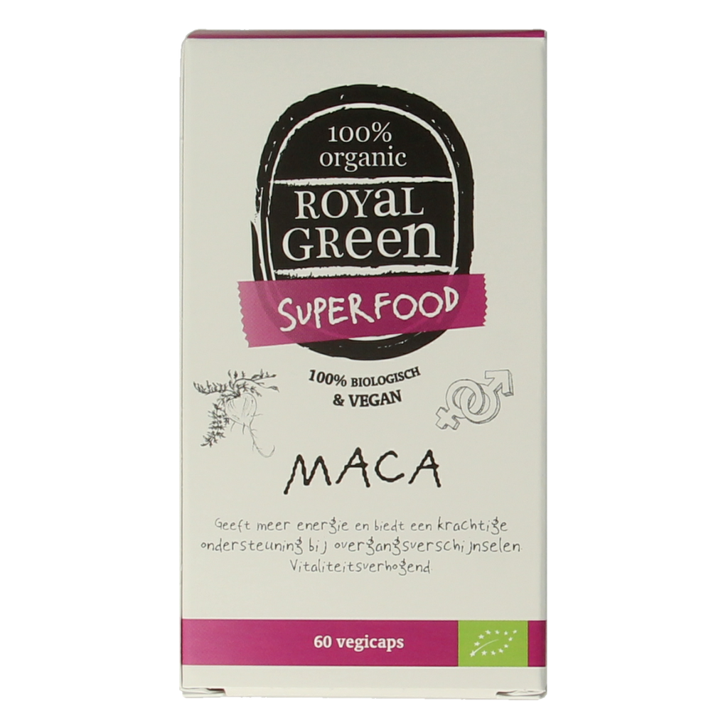 Royal Green Maca bio 60.00 Vegetarische capsules