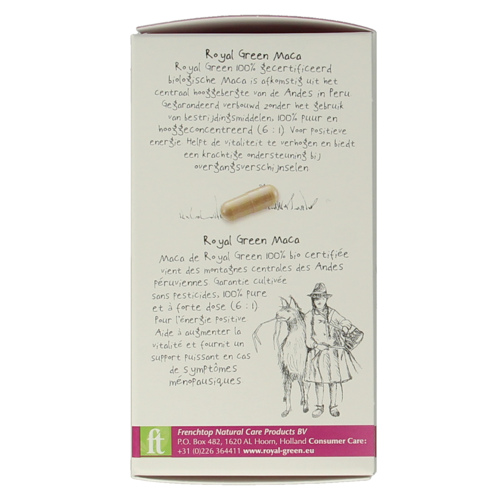 Royal Green Maca bio 60.00 Vegetarische capsules