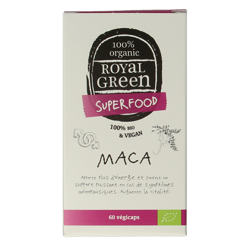 Royal Green Maca bio 60.00 Vegetarische capsules