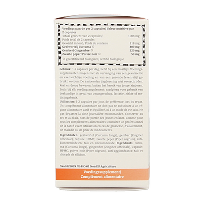 Royal Green Turmeric complex bio 60 Vegetarische capsules