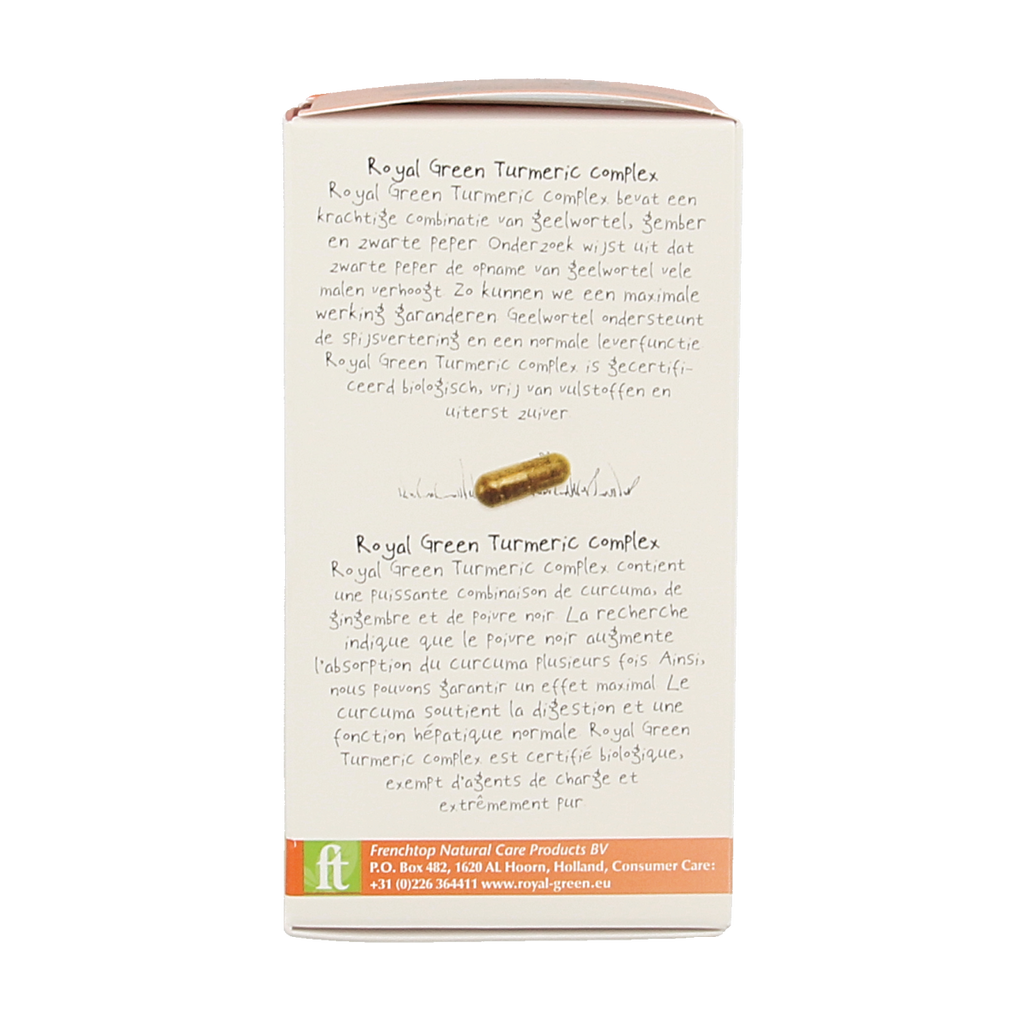 Royal Green Turmeric complex bio 60.00 Vegetarische capsules