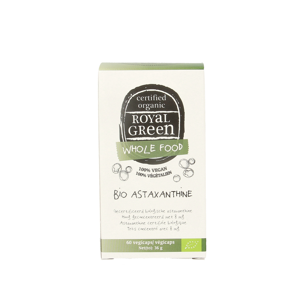 Royal Green Astaxanthine bio 60.00 Vegetarische capsules