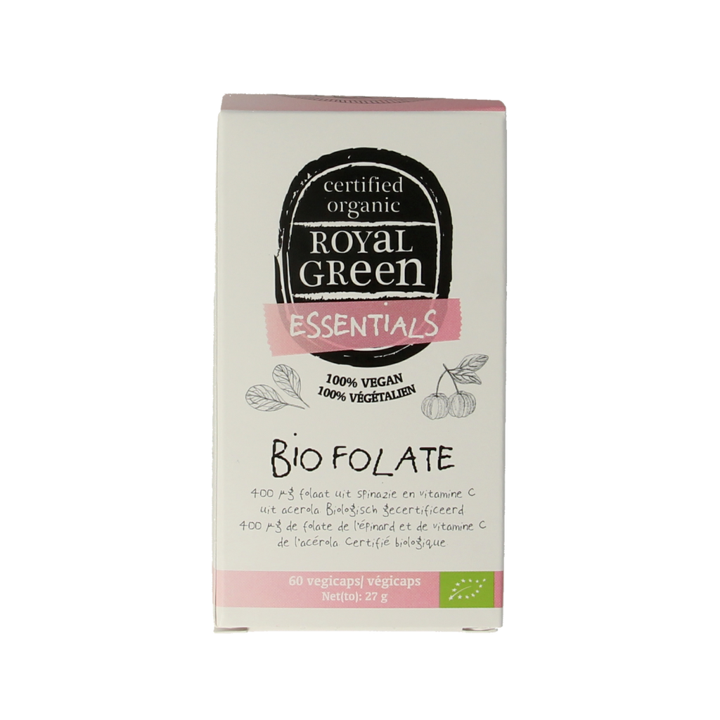 Royal Green Folate bio 60.00 Vegetarische capsules