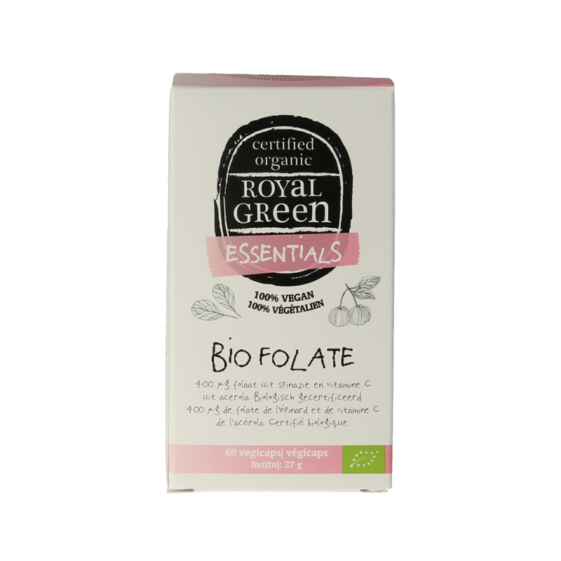 Royal Green Folate bio 60 Vegetarische capsules