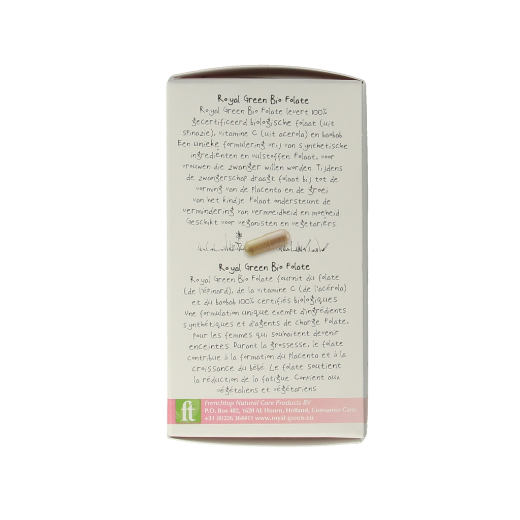 Royal Green Folate bio 60.00 Vegetarische capsules