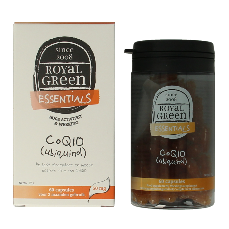 Royal Green Co Q10 ubiquinol 60 Capsules