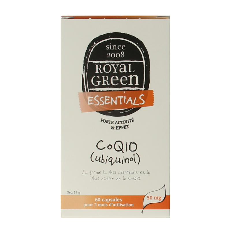 Royal Green Co Q10 ubiquinol 60 Capsules