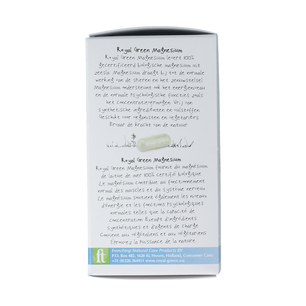 Royal Green Magnesium bio 60.00 Vegetarische capsules