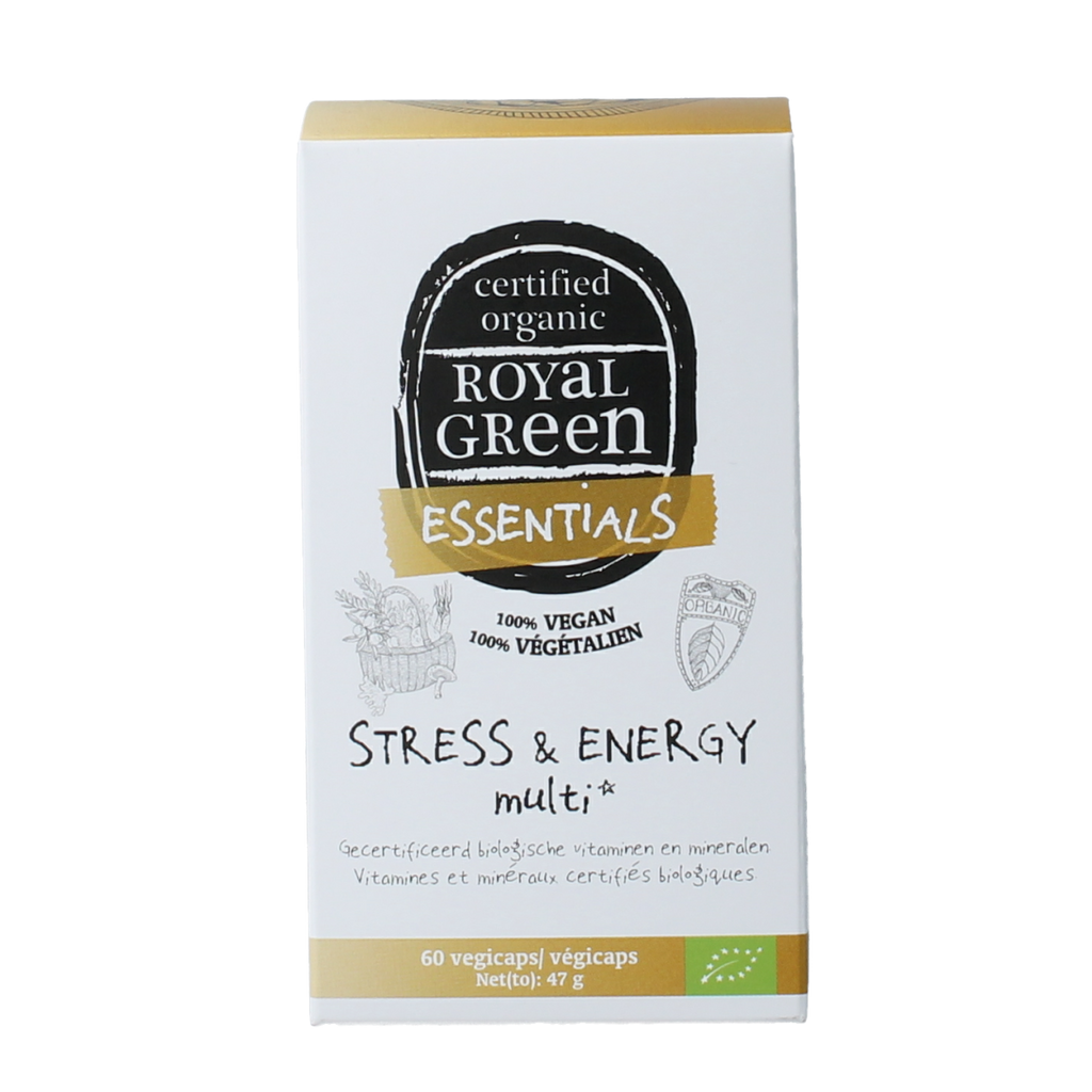 Royal Green Stress & energy multi bio 60.00 Vegetarische capsules