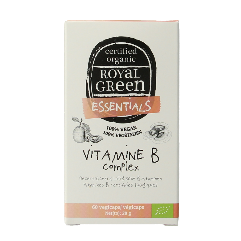 Royal Green Vitamine B complex bio 60 Vegetarische capsules