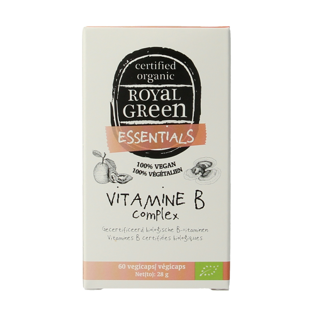 Royal Green Vitamine B complex bio 60.00 Vegetarische capsules