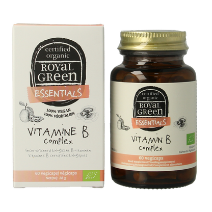 Royal Green Vitamine B complex bio 60 Vegetarische capsules