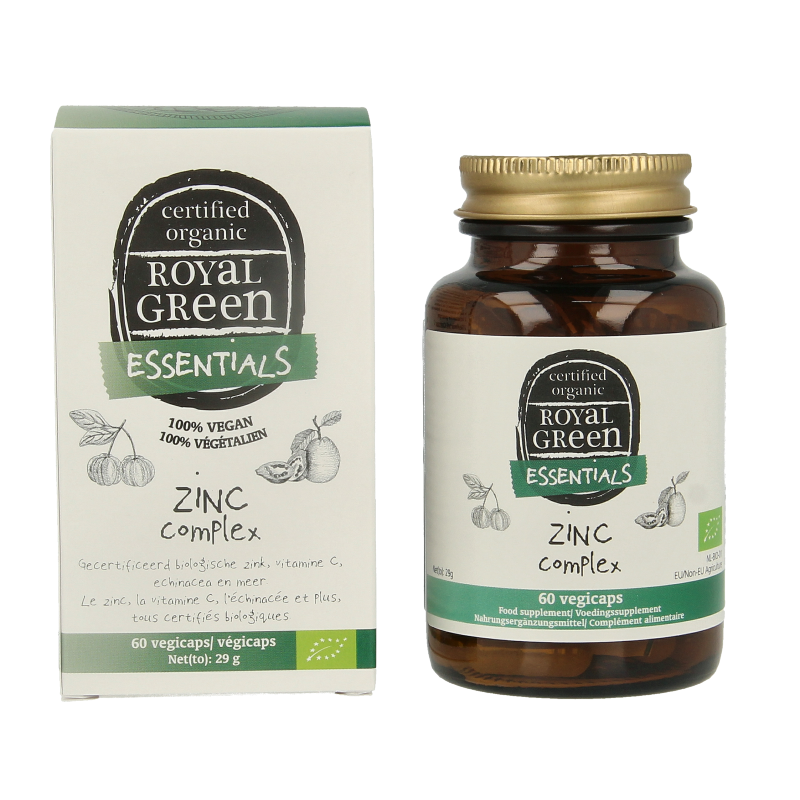 Royal Green Zinc complex bio 60 Vegetarische capsules