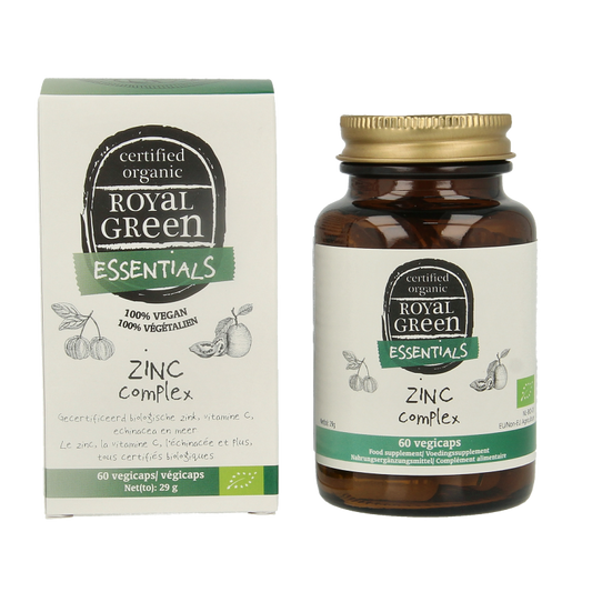 Royal Green Zinc complex bio 60 Vegetarische capsules