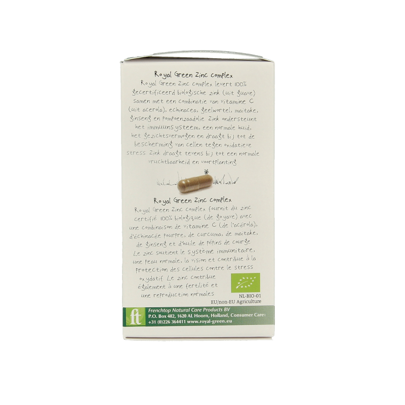 Royal Green Zinc complex bio 60 Vegetarische capsules