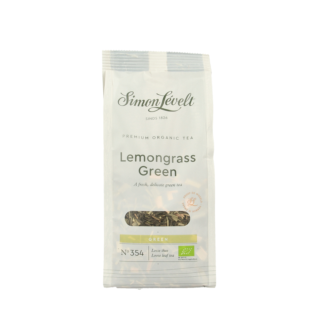 Simon Levelt Lemongrass green tea bio 90.00 Gram