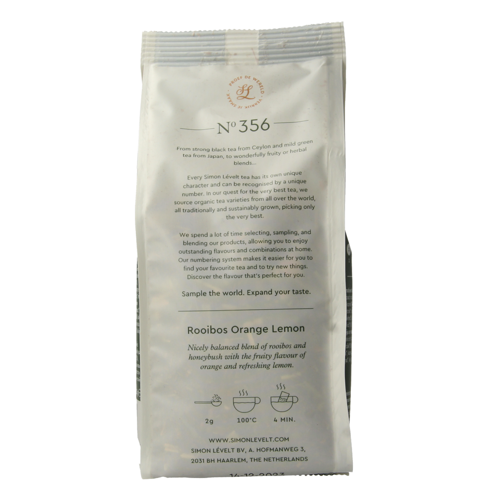 Simon Levelt Rooibos orange lemon bio 110.00 Gram