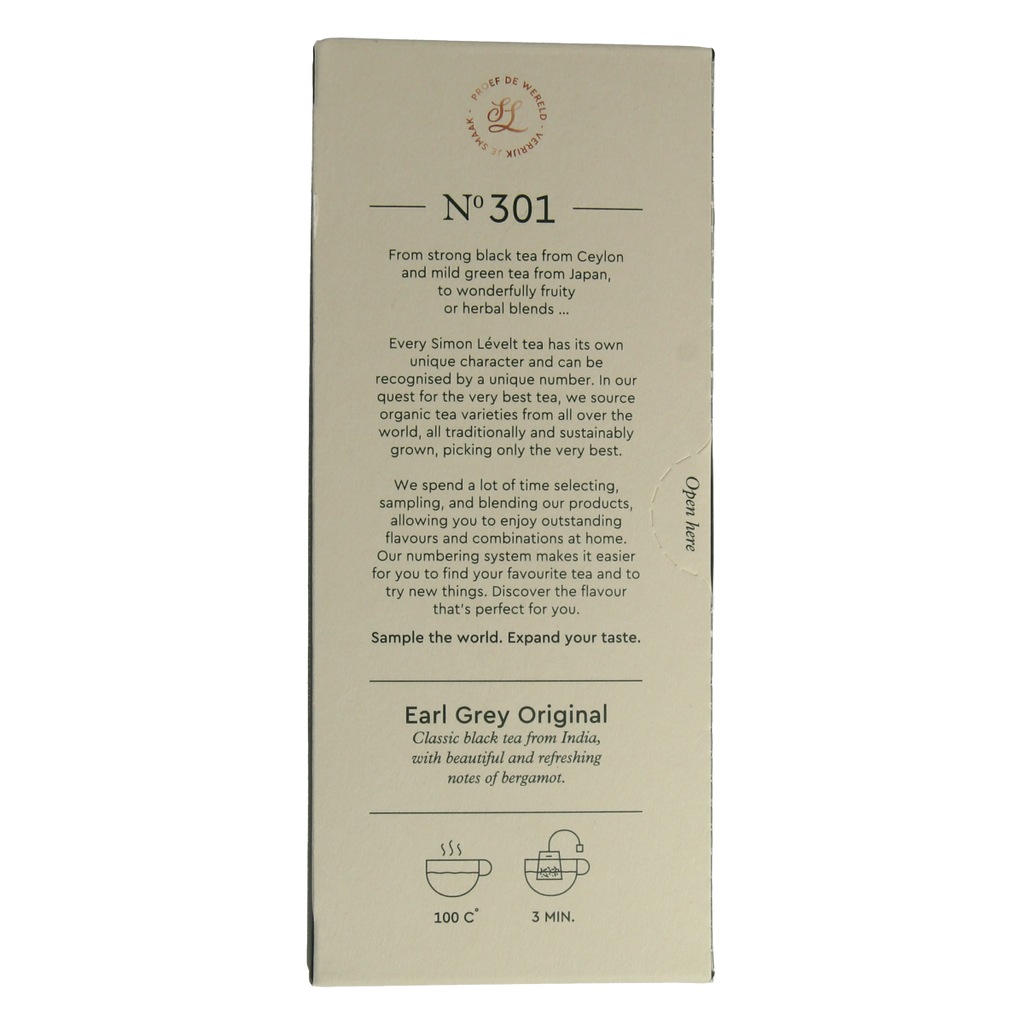 Simon Levelt Earl grey bio 20.00 Zakjes
