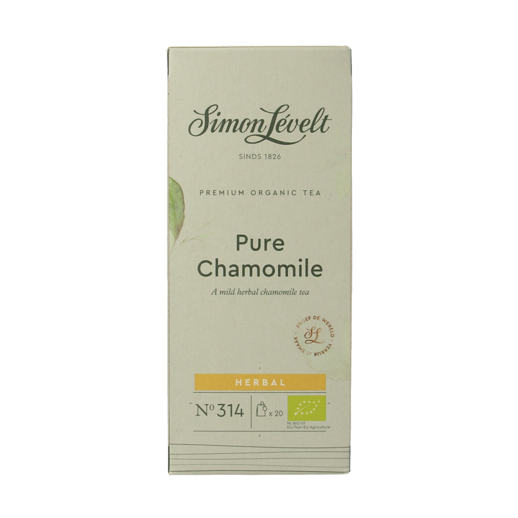 Simon Levelt Pure chamomile bio 20.00 Zakjes