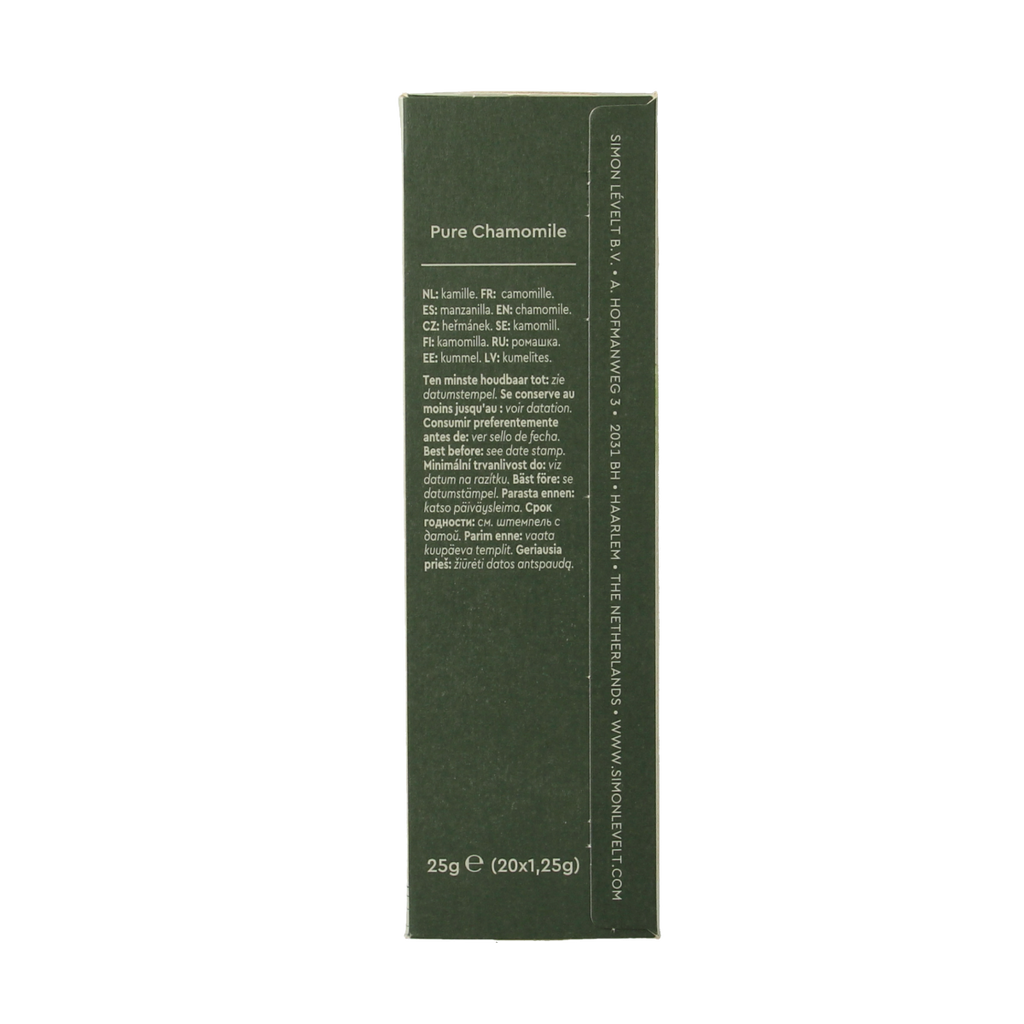 Simon Levelt Pure chamomile bio 20.00 Zakjes