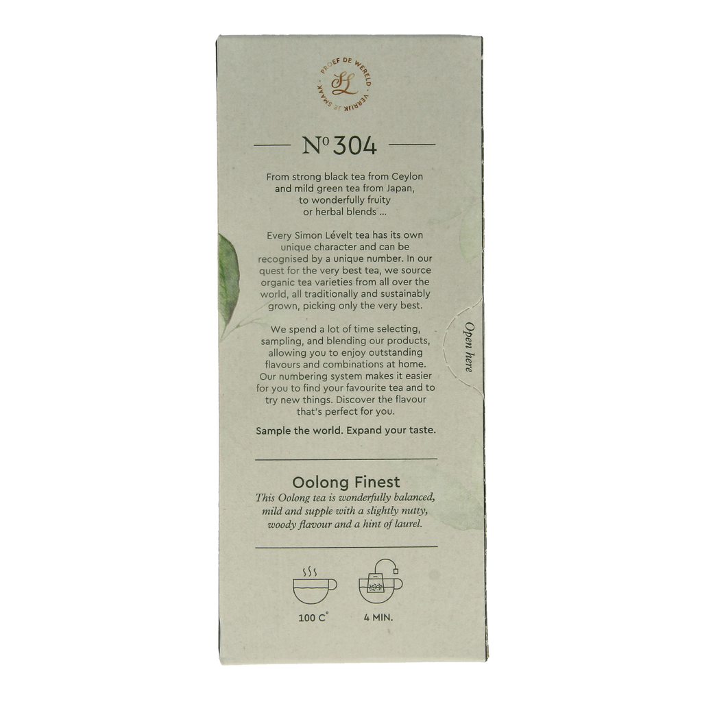 Simon Levelt Oolong Finest bio 20.00 Zakjes