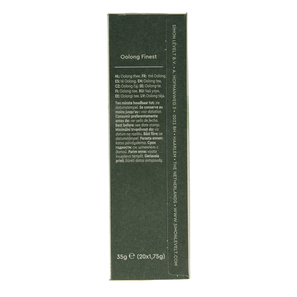 Simon Levelt Oolong Finest bio 20.00 Zakjes