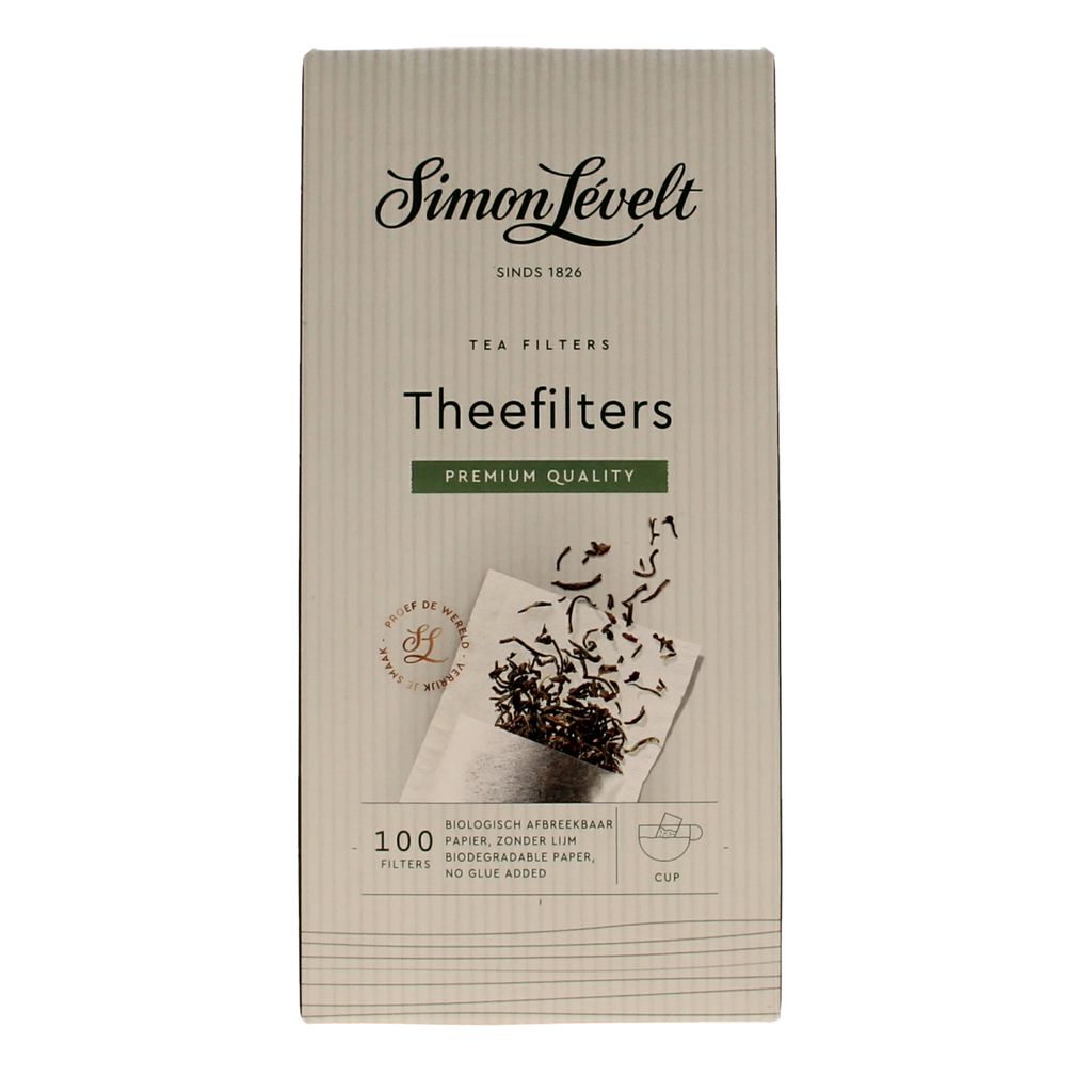 Simon Levelt Theefilter 1 kop papier 100.00 Stuks