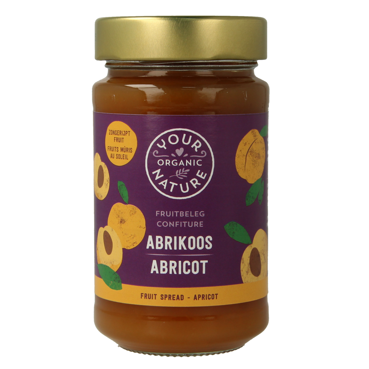 Your Organic Nature Fruit beleg abrikoos bio 250.00 Gram