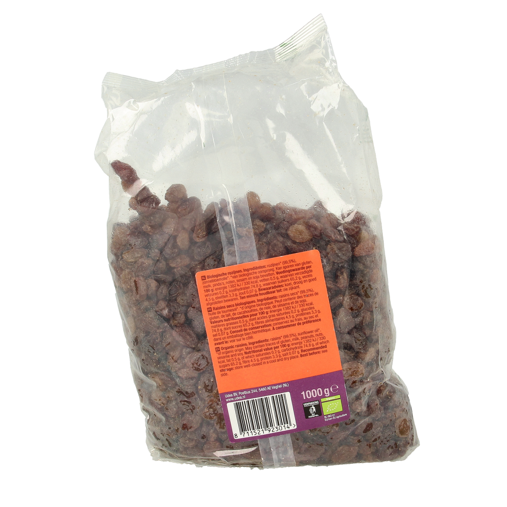 Your Organic Nature Rozijnen sultana bio 1.00 Kilogram