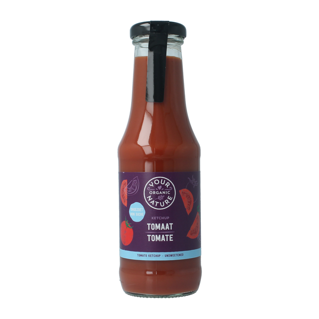 Your Organic Nature Tomatenketchup ongezouten bio 325.00 Milliliter