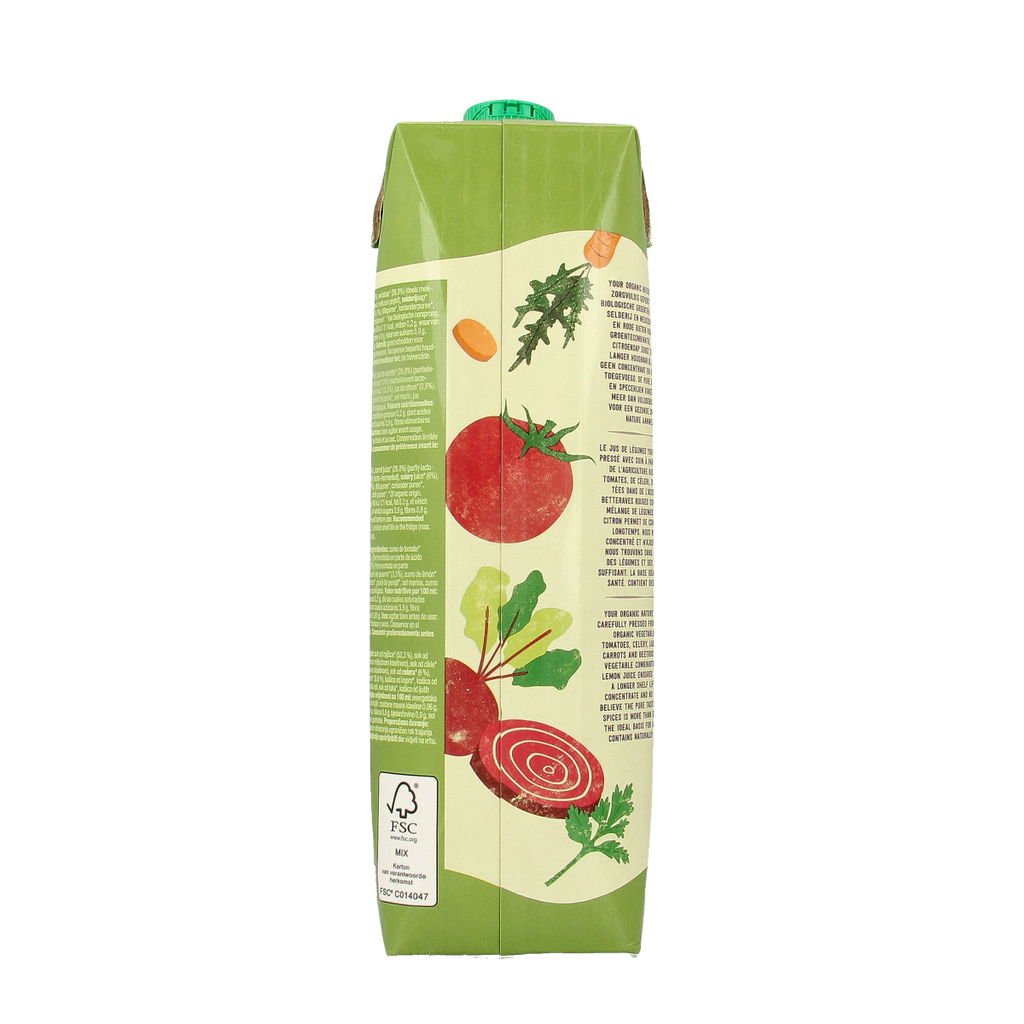 Your Organic Nature Groentesap gemengd bio 1.00 Liter