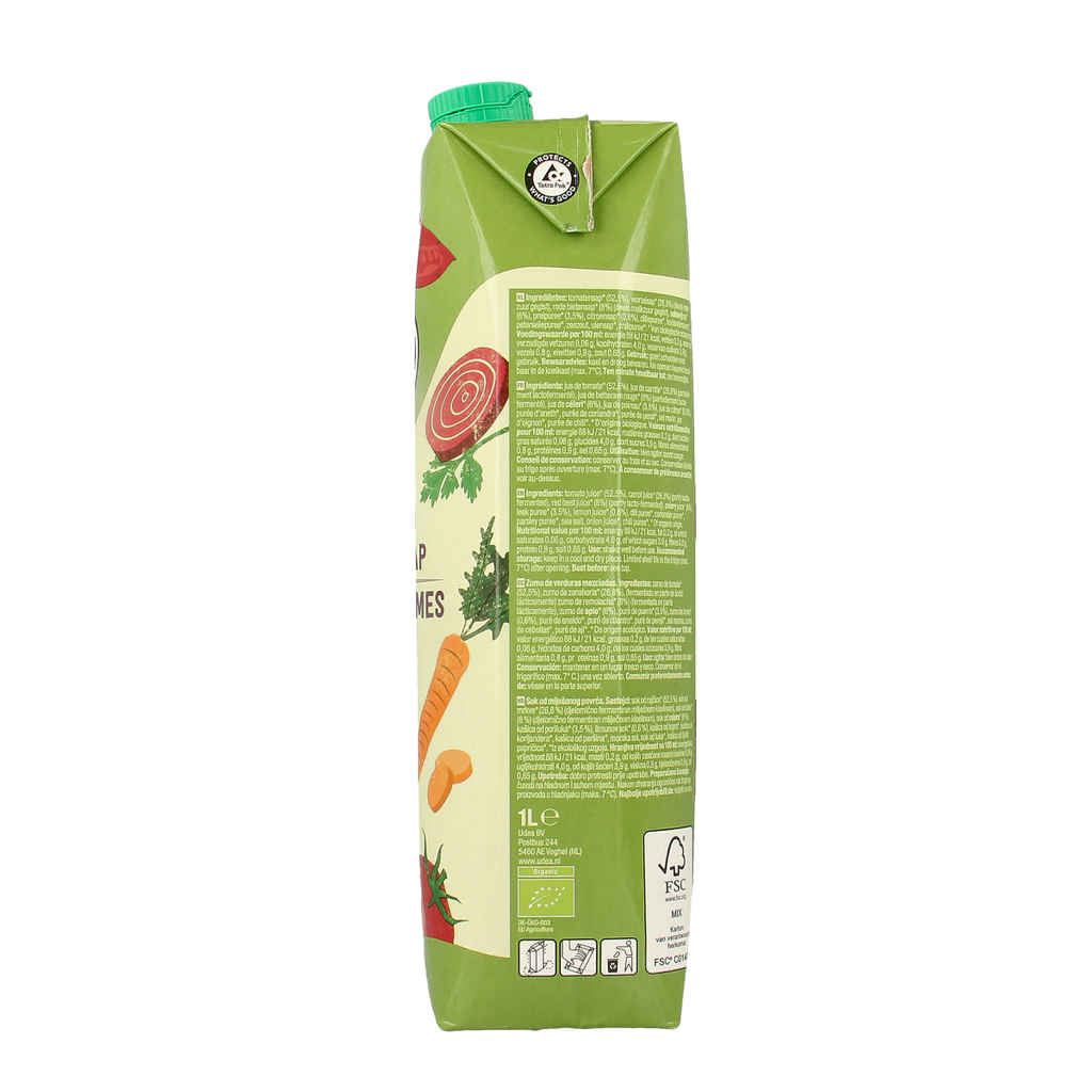 Your Organic Nature Groentesap gemengd bio 1.00 Liter