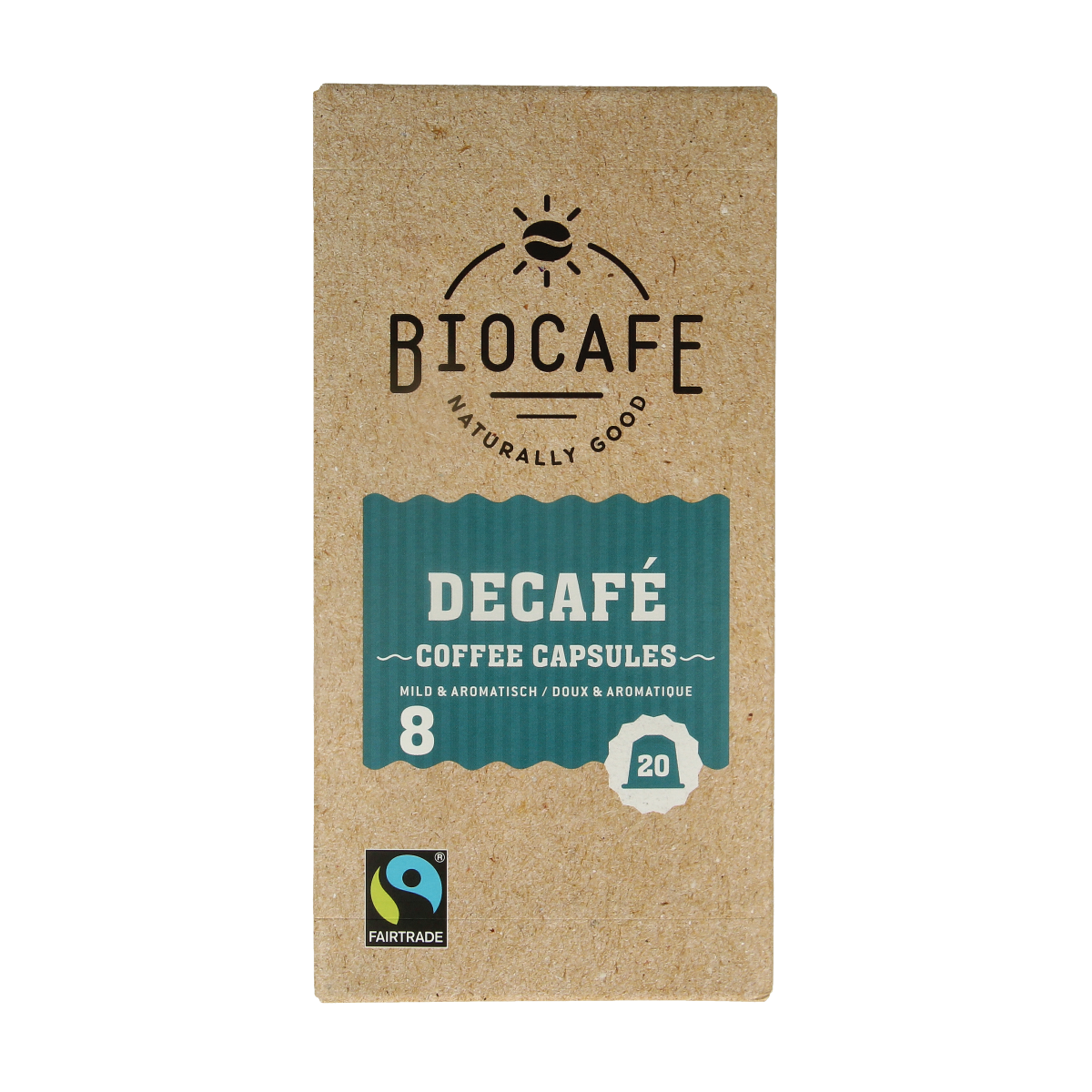Biocafe Decafe capsules bio 20.00 Stuks