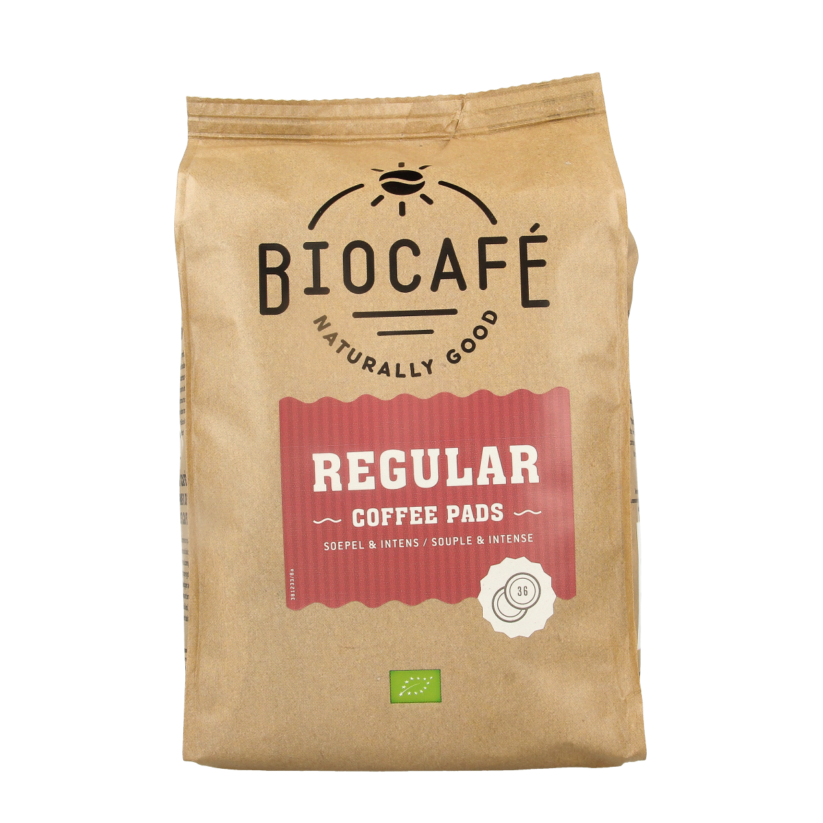 Biocafe Coffee pads regular bio 36.00 Stuks