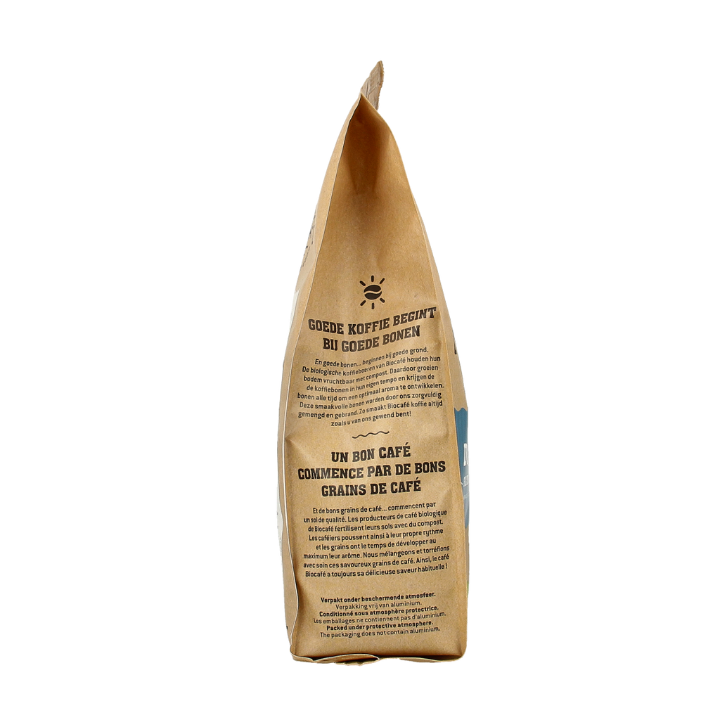 Biocafe Filterkoffie cafeinevrij/decaf bio 250.00 Gram