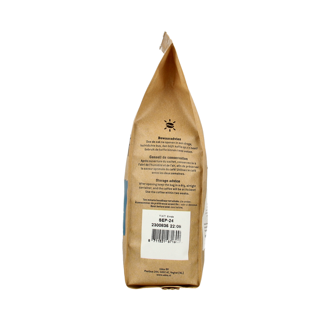 Biocafe Filterkoffie cafeinevrij/decaf bio 250.00 Gram
