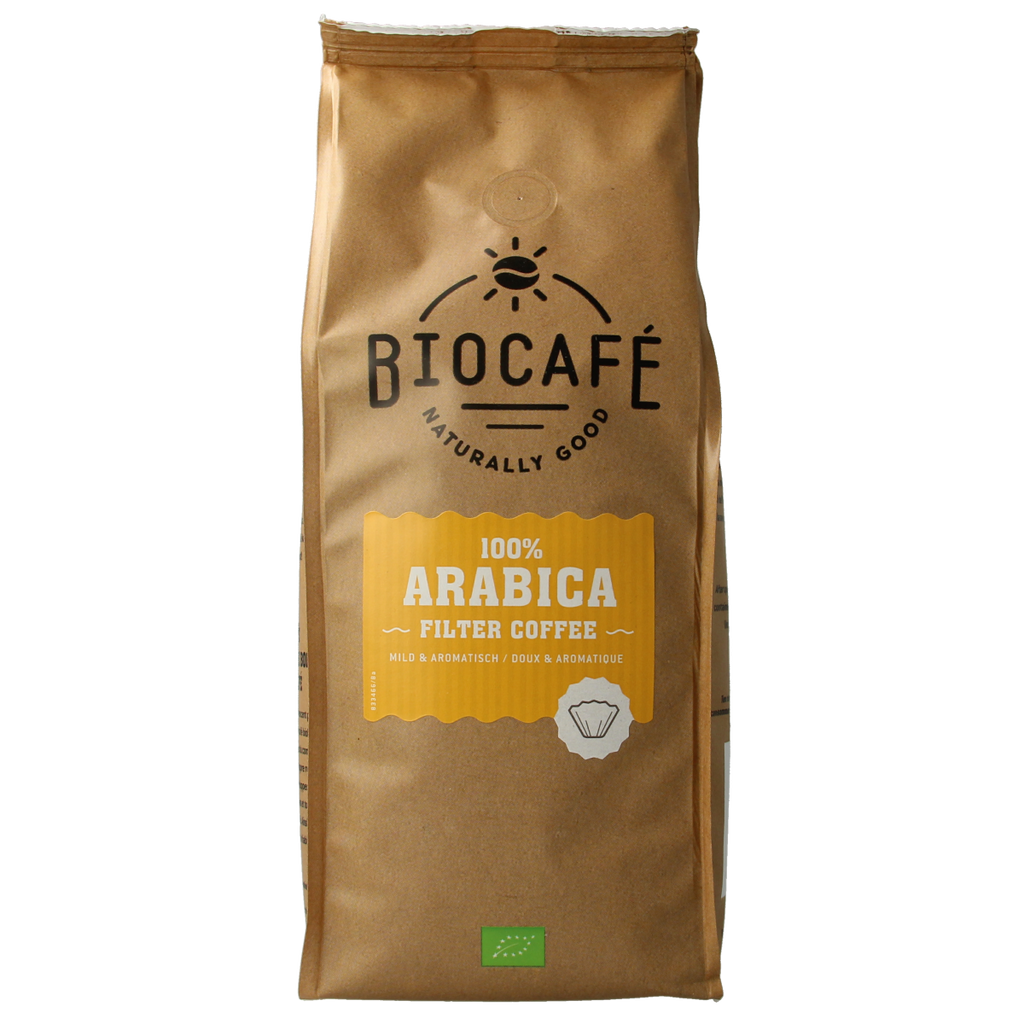 Biocafe Arabica gemalen bio 500.00 Gram