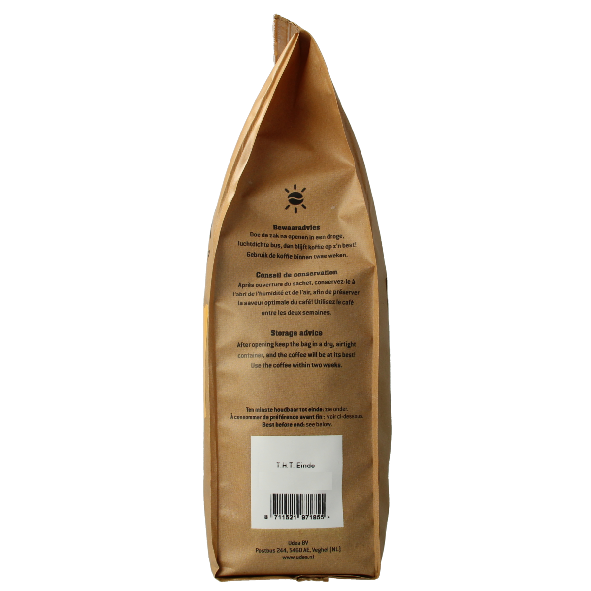 Biocafe Arabica gemalen bio 500.00 Gram