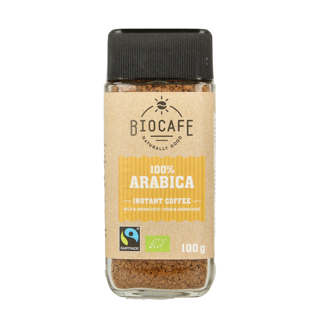 Biocafe Instant koffie bio 100.00 Gram