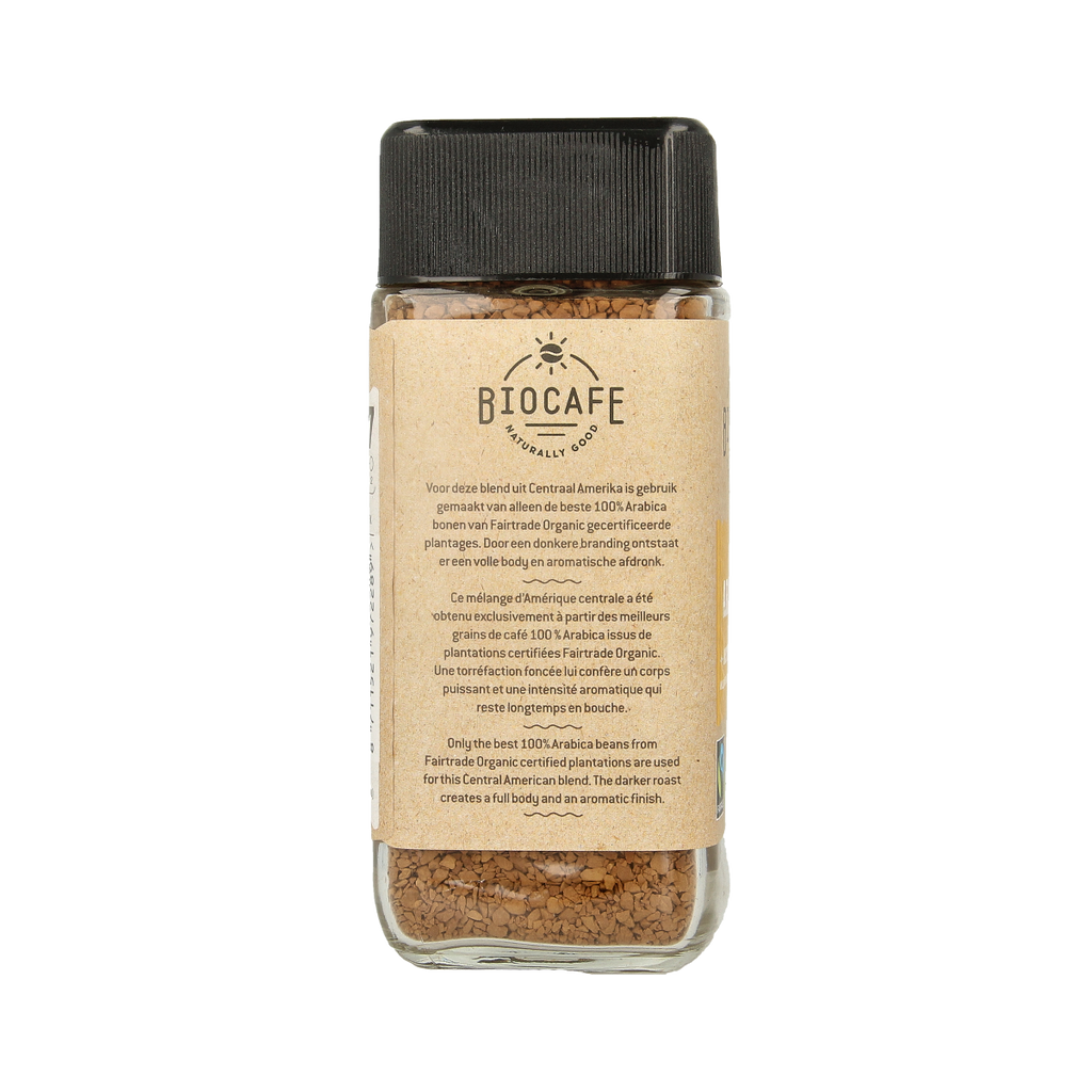 Biocafe Instant koffie bio 100.00 Gram