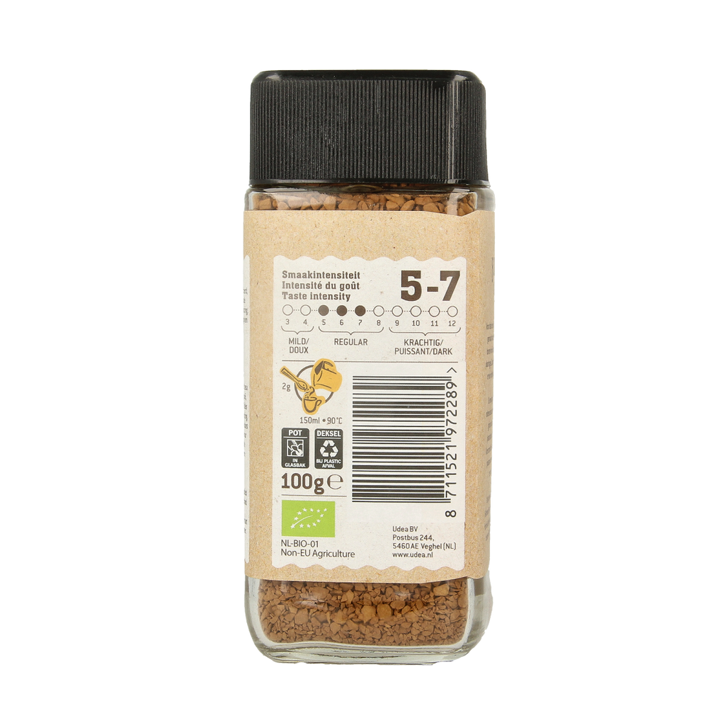 Biocafe Instant koffie bio 100.00 Gram