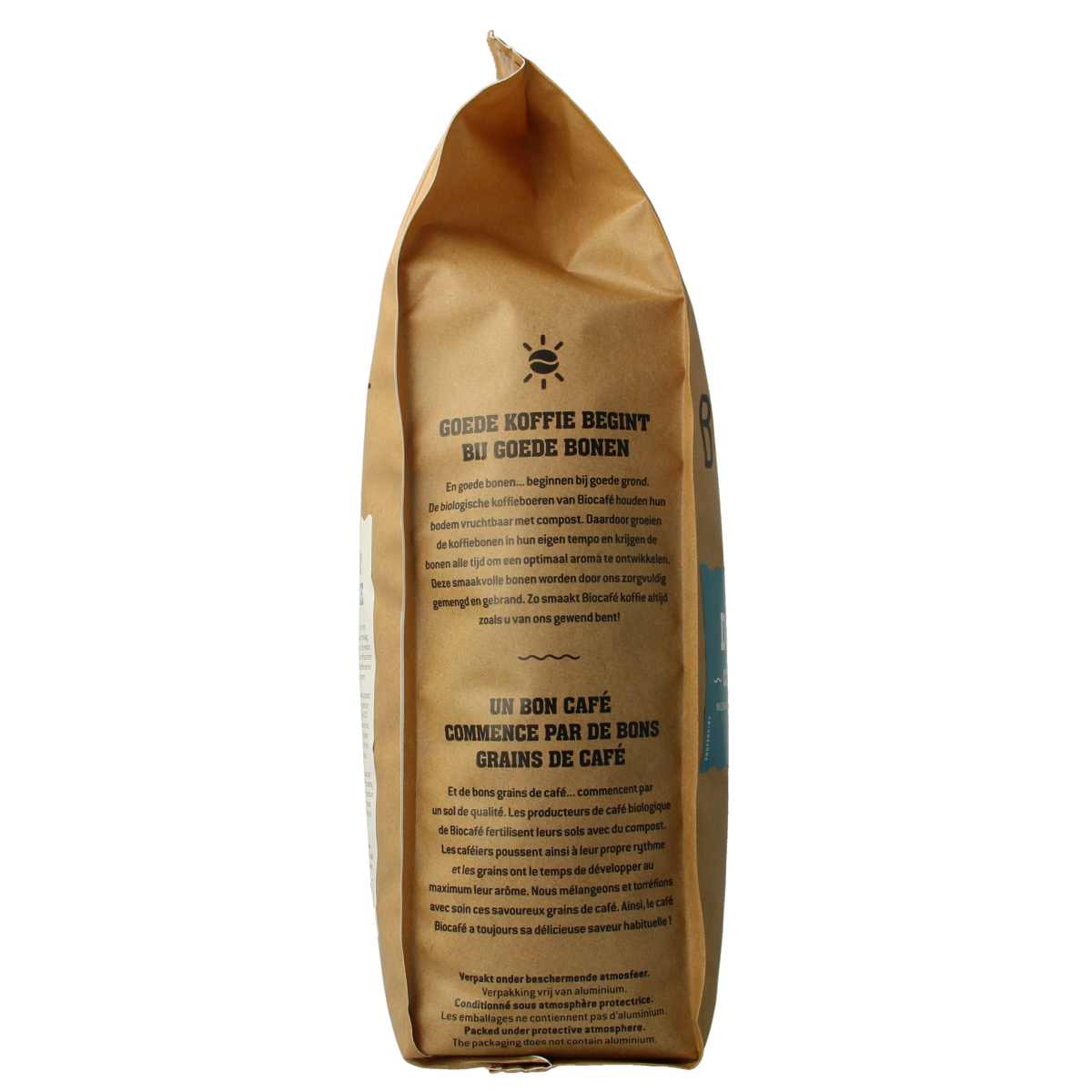 Biocafe Koffiebonen decafe bio 500.00 Gram