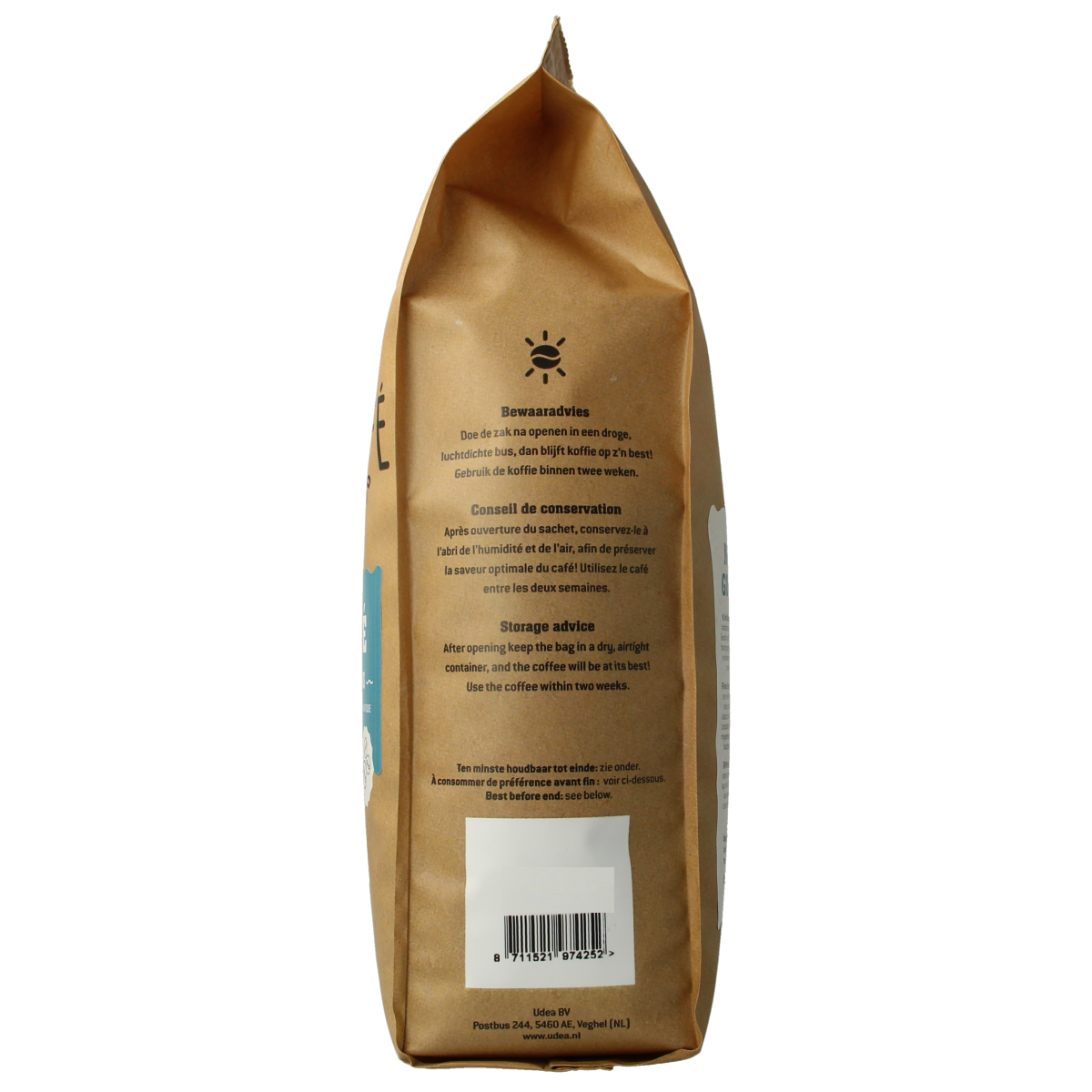 Biocafe Koffiebonen decafe bio 500.00 Gram