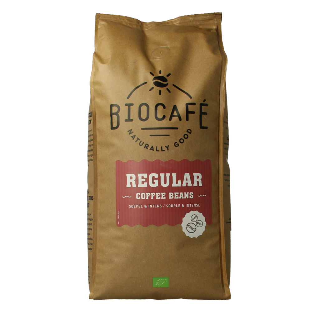 Biocafe Koffiebonen regular bio 1.00 Kilogram