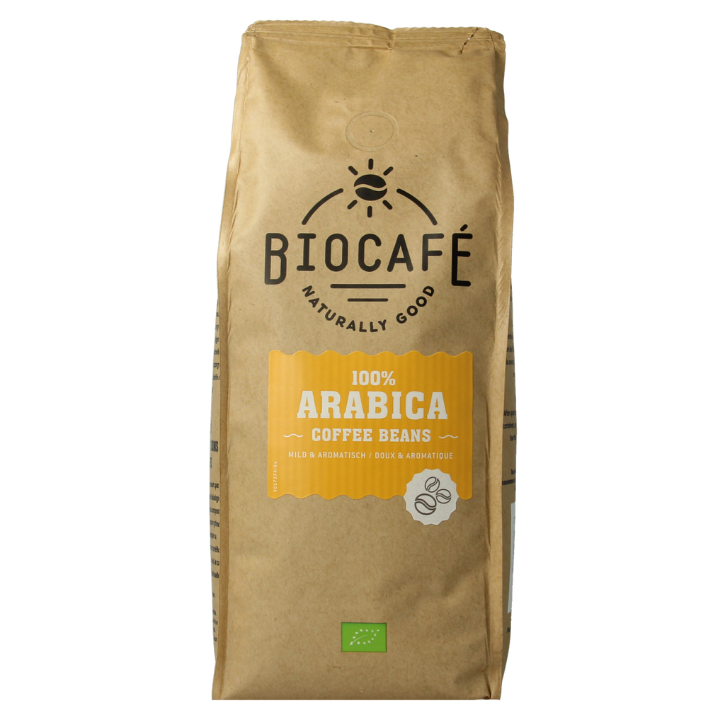 Biocafe Koffiebonen arabica bio 500.00 Gram