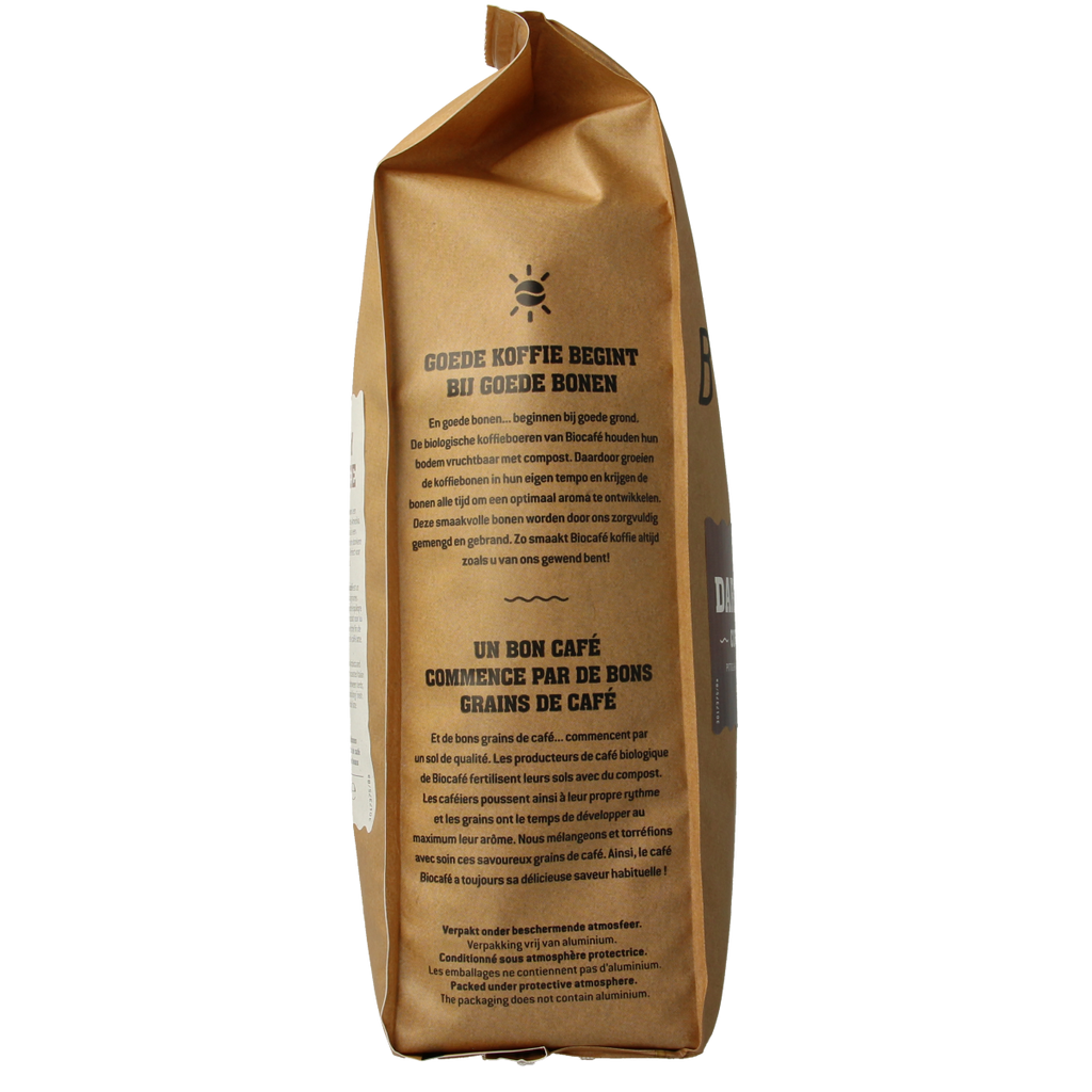 Biocafe Koffiebonen dark roast bio 500.00 Gram