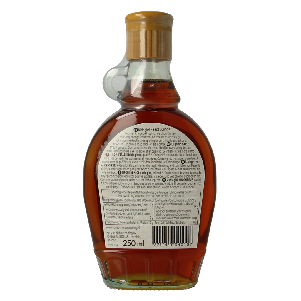 Horizon Ahornsiroop A graad eko bio 250.00 Milliliter