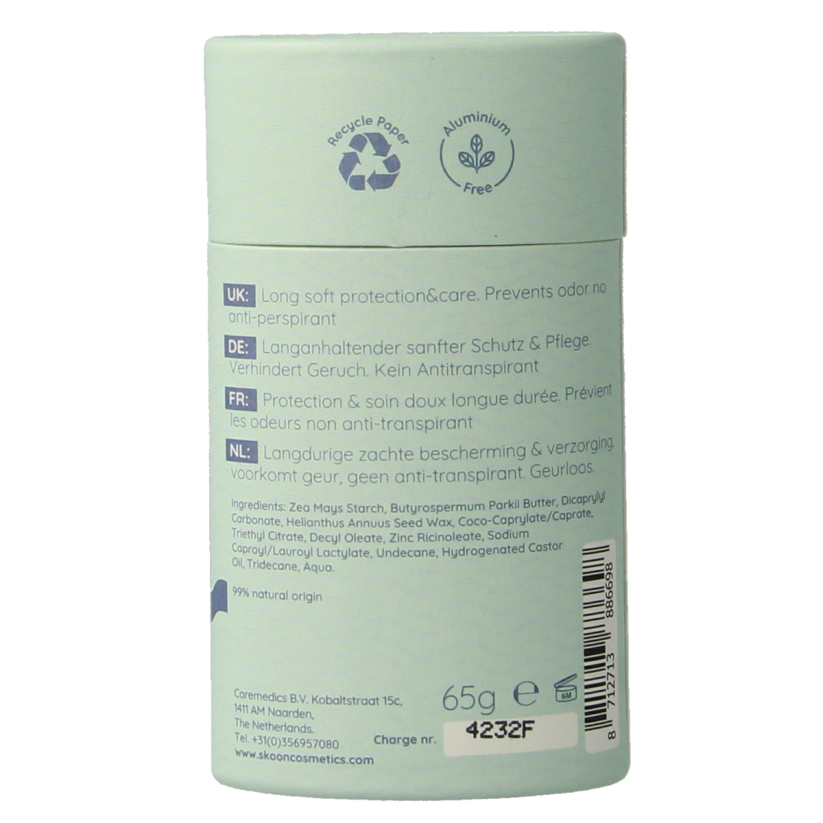Skoon Deo stick soft & sensitive 65.00 Gram